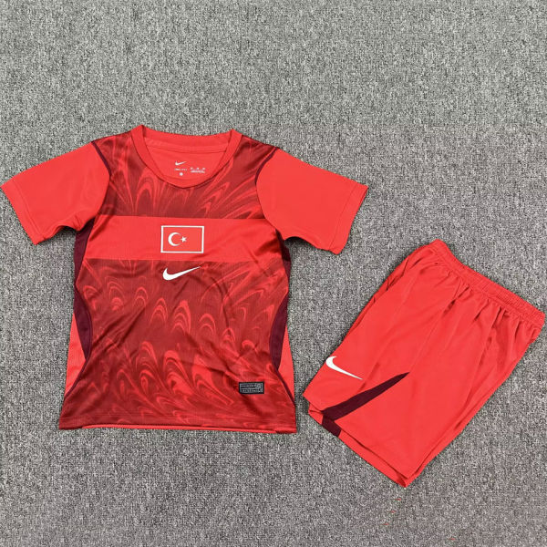 2026/27 Turkey Away Red Kids Soccer Jersey