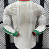 2026/27 Algeria Home White Player Version Long Sleeve Soccer Jersey