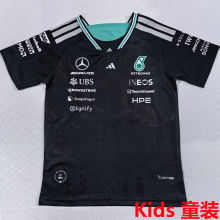 2026 Mercedes AMG Petronas F1 Black Kids Team T-Shirt   童装