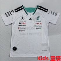 2026 Mercedes AMG Petronas F1 White Kids Team T-Shirt   童装