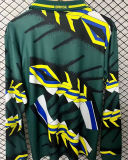 1994 Brazil Green GK Retro Long Sleeve Soccer Jersey