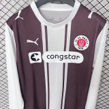 2026 ST Pauli Special Edition Fans Long Sleeve Soccer Jersey 圣保利