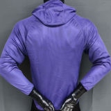 2026/27 France Purple Double Layered Windbreaker  (Size is Slightly Small ,Please Purchase a Large Size)