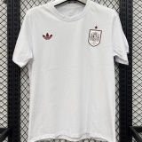 2026/27 Spain White Casual Pure Cotton T-Shirt   T293