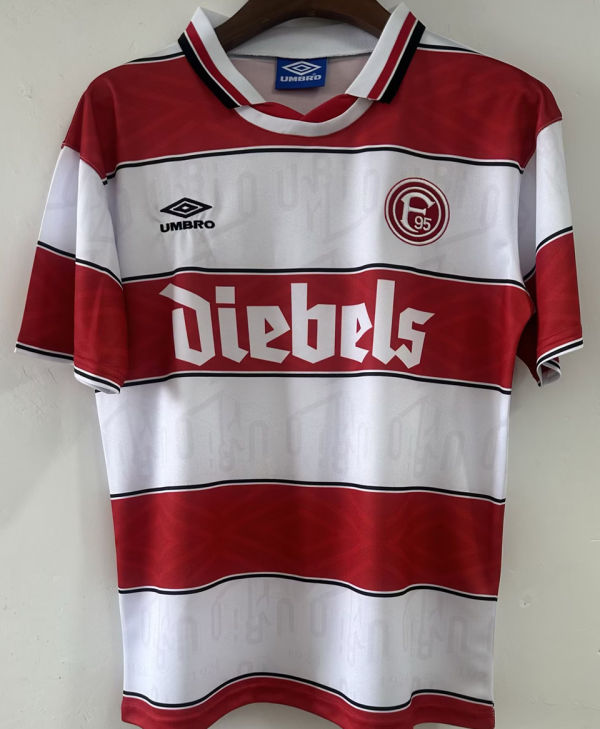 1996 Fortuna Dusseldorf Home Retro Soccer Jersey 杜塞尔多夫
