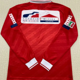 1995/1996 Toros Neza Home Red Retro Long Sleeve Soccer Jersey