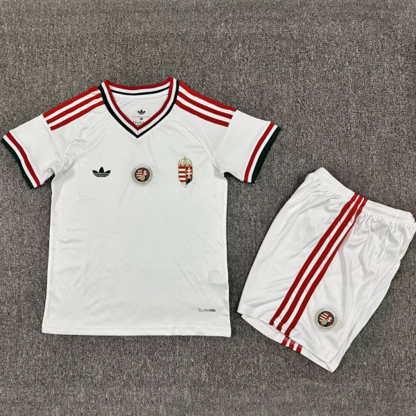 2026/27 Hungary Away White Kids Soccer Jersey