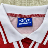 1995/1996 Toros Neza Home Red Retro Long Sleeve Soccer Jersey