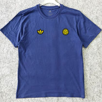 2026/27 Colombia Retro Style Pure Cotton T-Shirt 队微 黄色