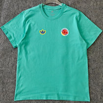 2026/27 Colombia Retro Style Pure Cotton T-Shirt 队微 红色