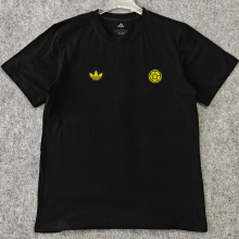 2026/27 Colombia Retro Style Pure Cotton T-Shirt 队微 黄色