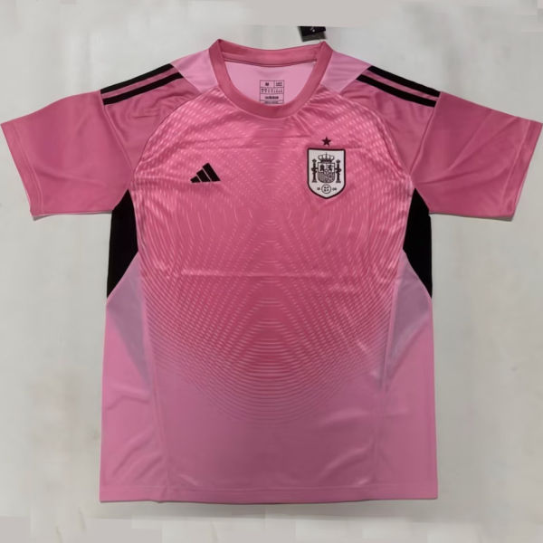 2026/27 Spain Goalkeeper Pink Fans Soccer Jersey