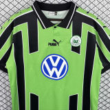 1999/2000 Wolfsburg Away Green Retro Jersey