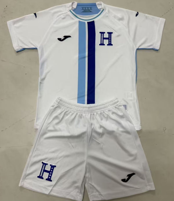 2026/27 Honduras Home White Kids Soccer Jersey