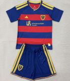 2025/26 Real Salk Lake Home Kids Soccer Jersey 皇家盐湖城