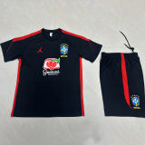 2026/27 Brazil Black Training Jersey (A Set) 红边