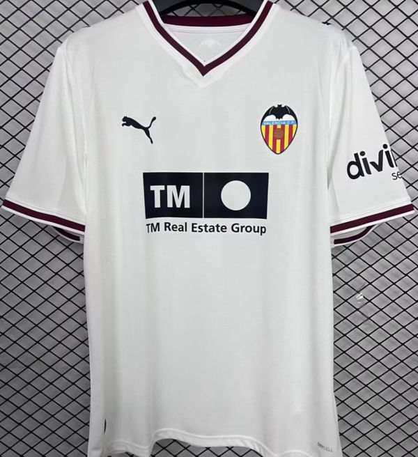 2026/27 Valencia Home White Fans Soccer Jersey