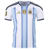 2026/27 Argentina 1:1 Quality Home Fans Soccer Jersey (Have Right Patch 有右臂章 金底白字）