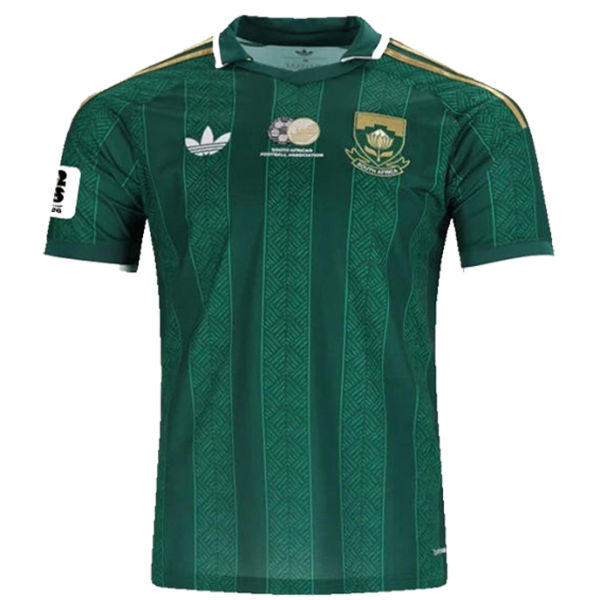 2026/27 South Africa Away Green Fans Soccer Jersey (Have Right Patch 有右臂章 白底黑字）