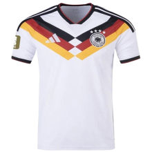 2026/27 Germany 1:1 Quality Home White Fans Soccer Jersey(Have Right Patch 有右臂章 金底白字）