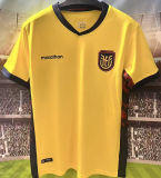 2026/27 Ecuador Home Yellow Fans Soccer Jersey (Have Right Patch 有右臂章 黑底白字）