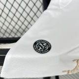 2026/27 Morocco Away White Fans Soccer Jersey (Have Right Patch 有右臂章 黑底白字）