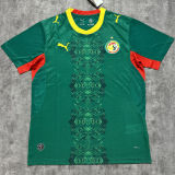 2026/27 Senegal Away Green Fans Soccer Jersey  (Have Right Patch 有右臂章 白底黑字）