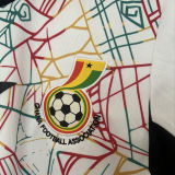 2026/27 Ghana Home White Fans Soccer Jersey (Have Right Patch 有右臂章 黑底白字）