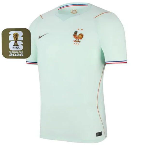 2026/27 France 1:1 Quality Away Fans Soccer Jersey (Have Right Patch 有右臂章 金底白字）