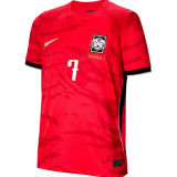 2026/27 South Korea Home Red Fans Soccer Jersey (Have Right Patch 有右臂章 白底黑字）