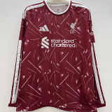 2026/27 LFC Home Red Fans Long Sleeve Soccer Jersey
