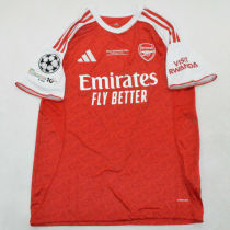 2026 UCL Final ARS 1:1 Quality Home Fans Jersey 2025/26（Have All Patch 带胸前决赛小字 臂章 袖广告）
