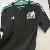 2026/27 Mexico 1:1 Quality Third Black Fans Soccer Jersey (Have Right Patch 有右臂章 白底黑字）