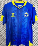 2026/27 Bosnia-Herzegovina Home Blue Fans Soccer Jersey 波黑 (Have Right Patch 有右臂章 白底黑字）