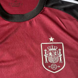 2026/27 Spain Goalkeeper Red Fans Long Sleeve Soccer Jersey