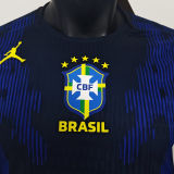 NEYMAR JR #10 Brazil Away Blue Player Version Soccer Jersey 2026/27 ★★