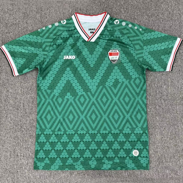 2026/27 Iraq  Away Green Fans Soccer Jersey