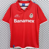 2003/2004 Deportivo Toluca Home Red Retro Soccer Jersey 托卢卡