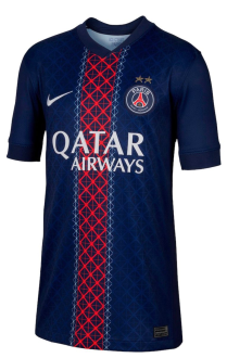 2025/26 PSG Home Blue Fans Soccer Jersey With star （二个星）