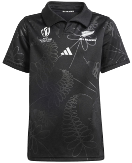 2023 All Blacks Home Black Rugby Shirt
