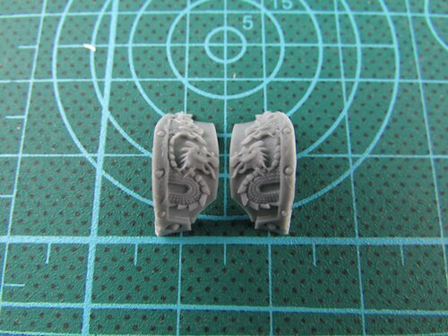 CATAPHRACTII TERMINATOR SHOULDER PADS - ALPHA LEGION bits