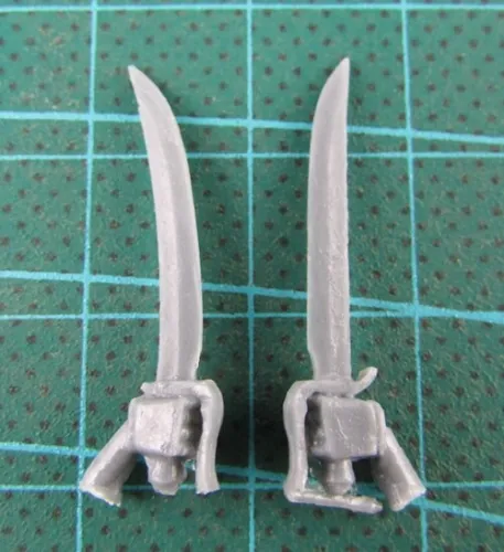 LEGION MKIV POWER WEAPON SET bits - Charnabal Sabre with right Hand and left Hand