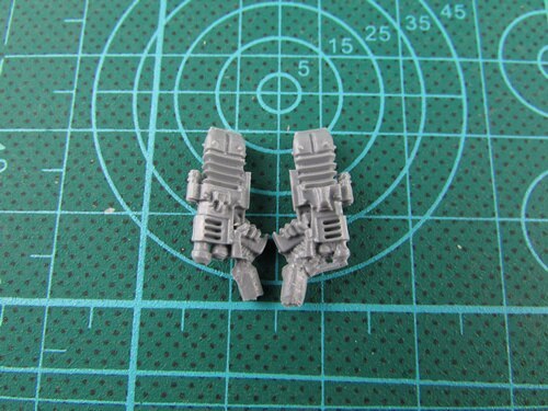 Legion Moritat with Volkite Serpenta bits - Right and Left
