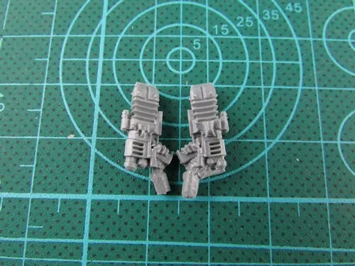 Legion Moritat with Volkite Serpenta bits - Right and Left