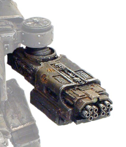 Chaos Warhound Titan Vulcan Mega Bolter (Left Arm)