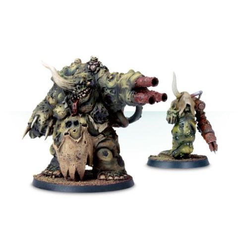 NURGLE DAEMON PRINCE AND HERALD