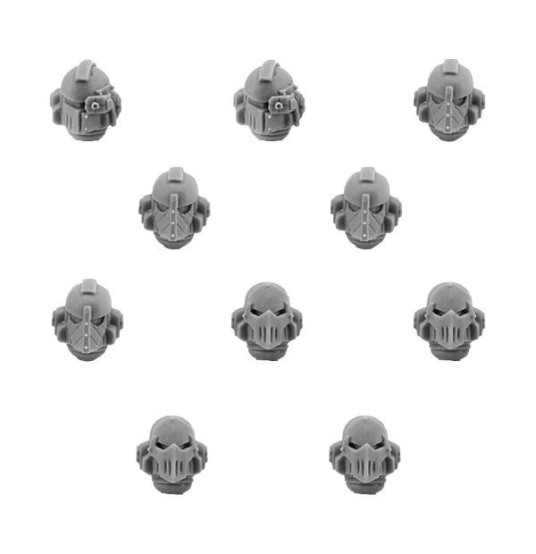 IRON WARRIORS LEGION MKII HEADS