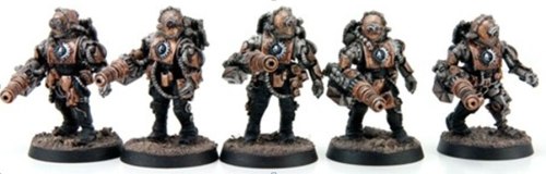 Mechanicum TECH-THRALLS WITH MITRALOCKS