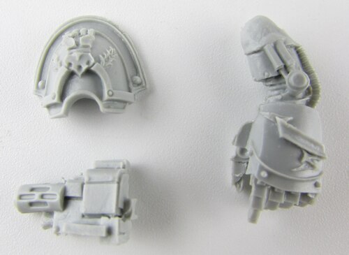 ALEXIS POLUX 405TH CAPTAIN OF THE IMPERIAL FISTS BITS - Power Fist And Shoulder pads