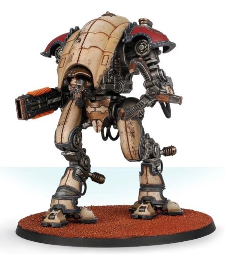 Mechanicum Knight Moirax with Volkite Veuglaire and Gyges Siege Claw